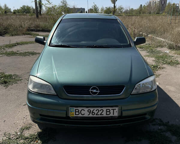 Зеленый Опель Астра, объемом двигателя 1.6 л и пробегом 166 тыс. км за 4300 $, фото 1 на Automoto.ua