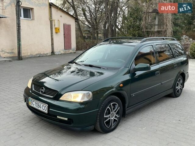 Зеленый Опель Астра, объемом двигателя 1.4 л и пробегом 312 тыс. км за 2500 $, фото 1 на Automoto.ua