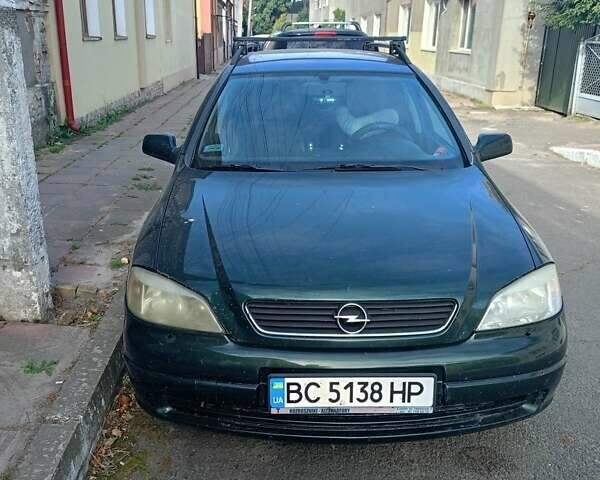 Зелений Опель Астра, об'ємом двигуна 2 л та пробігом 330 тис. км за 2500 $, фото 1 на Automoto.ua