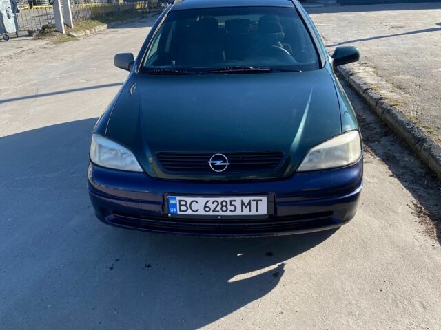 Зеленый Опель Астра, объемом двигателя 1.6 л и пробегом 290 тыс. км за 1850 $, фото 1 на Automoto.ua