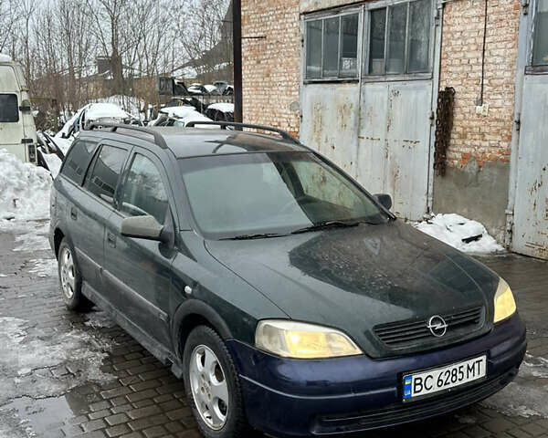 Зеленый Опель Астра, объемом двигателя 1.6 л и пробегом 272 тыс. км за 1650 $, фото 1 на Automoto.ua