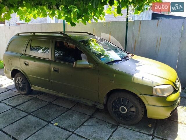 Зелений Опель Астра, об'ємом двигуна 2 л та пробігом 369 тис. км за 1009 $, фото 1 на Automoto.ua