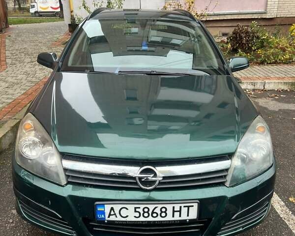 Зеленый Опель Астра, объемом двигателя 1.6 л и пробегом 280 тыс. км за 3850 $, фото 1 на Automoto.ua