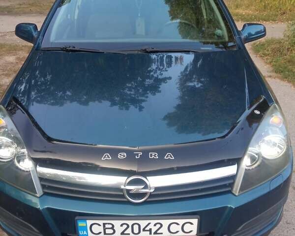 Зеленый Опель Астра, объемом двигателя 1.6 л и пробегом 215 тыс. км за 4300 $, фото 1 на Automoto.ua