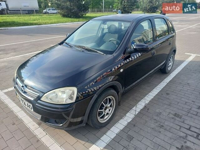 Черный Опель Корса, объемом двигателя 1.2 л и пробегом 128 тыс. км за 3000 $, фото 1 на Automoto.ua