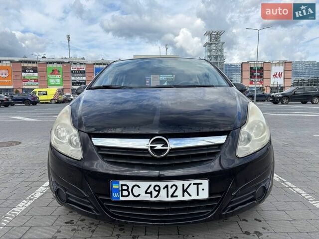 Черный Опель Корса, объемом двигателя 1.2 л и пробегом 194 тыс. км за 3900 $, фото 1 на Automoto.ua