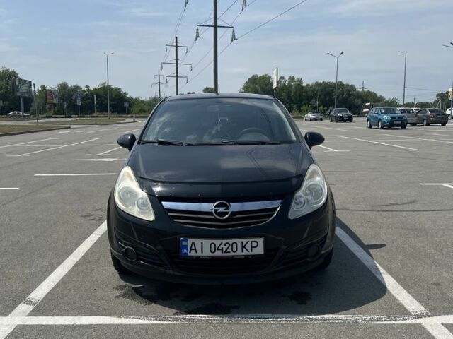 Черный Опель Корса, объемом двигателя 1.2 л и пробегом 224 тыс. км за 3300 $, фото 1 на Automoto.ua