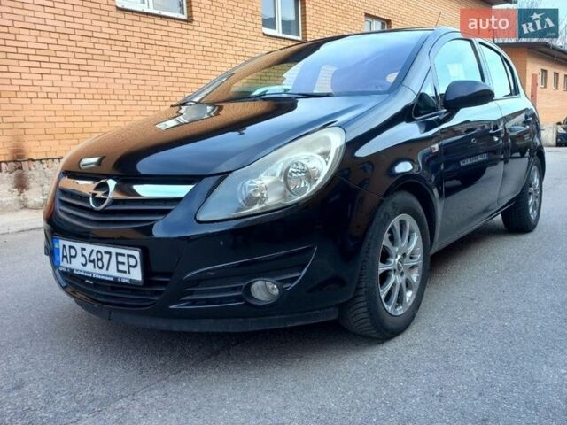 Черный Опель Корса, объемом двигателя 1.36 л и пробегом 230 тыс. км за 4300 $, фото 1 на Automoto.ua