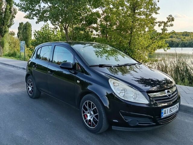 Черный Опель Корса, объемом двигателя 1.4 л и пробегом 215 тыс. км за 5300 $, фото 1 на Automoto.ua