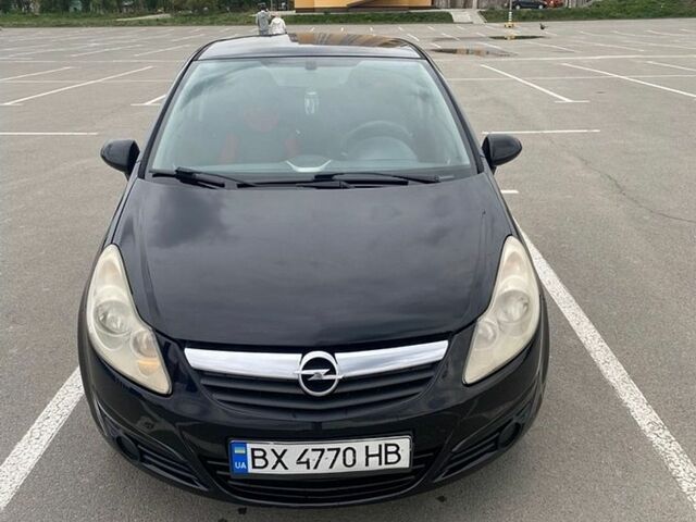 Черный Опель Корса, объемом двигателя 1.2 л и пробегом 224 тыс. км за 3500 $, фото 1 на Automoto.ua