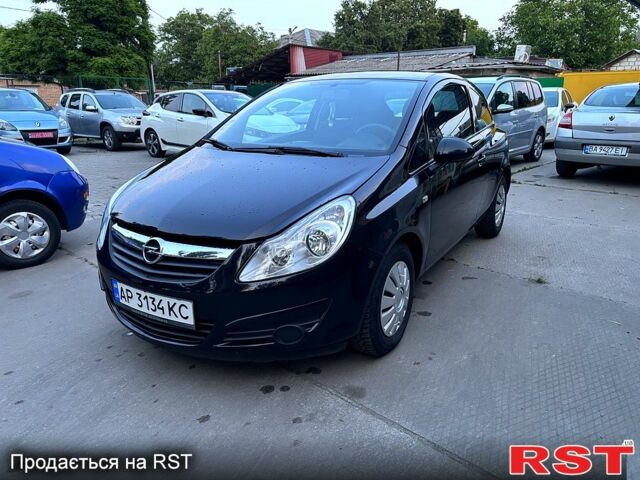 Черный Опель Корса, объемом двигателя 1.2 л и пробегом 168 тыс. км за 3700 $, фото 1 на Automoto.ua