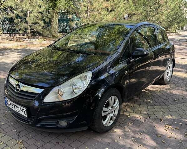 Черный Опель Корса, объемом двигателя 1.25 л и пробегом 195 тыс. км за 4200 $, фото 1 на Automoto.ua