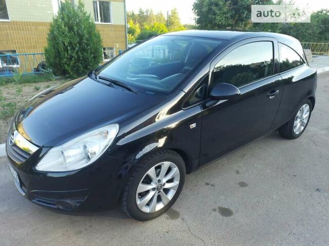 Черный Опель Корса, объемом двигателя 1 л и пробегом 225 тыс. км за 4700 $, фото 1 на Automoto.ua