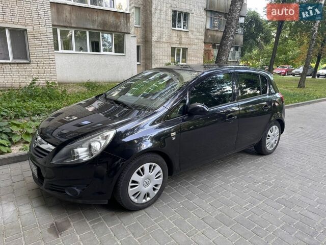 Черный Опель Корса, объемом двигателя 1.4 л и пробегом 158 тыс. км за 5400 $, фото 1 на Automoto.ua