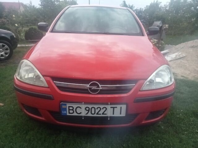 Красный Опель Корса, объемом двигателя 1 л и пробегом 279 тыс. км за 2500 $, фото 1 на Automoto.ua