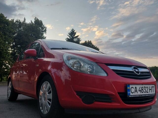 Красный Опель Корса, объемом двигателя 1.2 л и пробегом 160 тыс. км за 4800 $, фото 1 на Automoto.ua