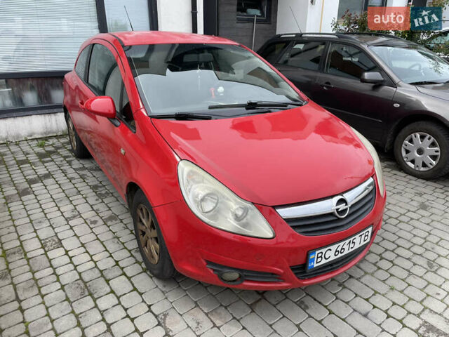Красный Опель Корса, объемом двигателя 1.2 л и пробегом 184 тыс. км за 4500 $, фото 1 на Automoto.ua