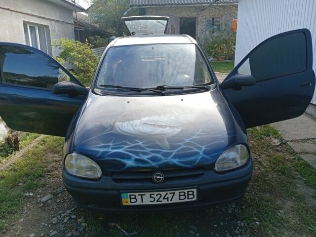 Синий Опель Корса, объемом двигателя 1 л и пробегом 35 тыс. км за 1300 $, фото 1 на Automoto.ua