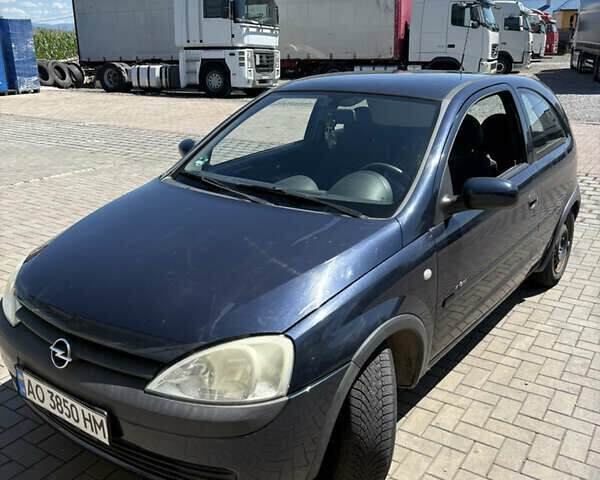 Синий Опель Корса, объемом двигателя 1.2 л и пробегом 152 тыс. км за 2200 $, фото 1 на Automoto.ua