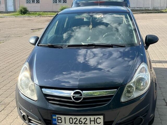 Синий Опель Корса, объемом двигателя 1.23 л и пробегом 246 тыс. км за 4200 $, фото 1 на Automoto.ua