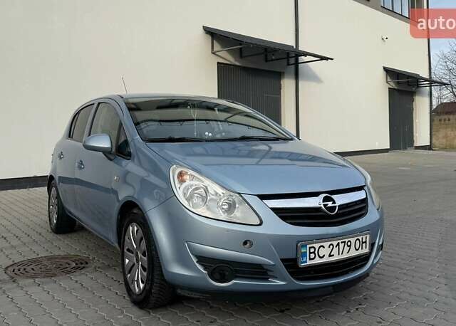 Синий Опель Корса, объемом двигателя 1.2 л и пробегом 214 тыс. км за 4599 $, фото 1 на Automoto.ua