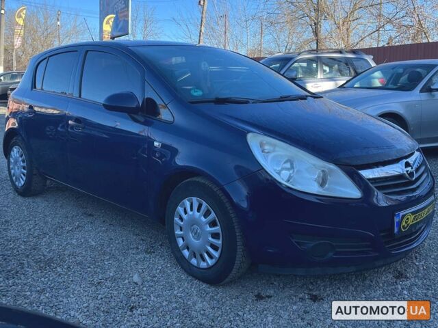Синий Опель Корса, объемом двигателя 1 л и пробегом 137 тыс. км за 5800 $, фото 1 на Automoto.ua