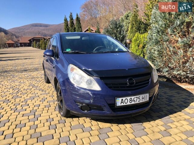 Синий Опель Корса, объемом двигателя 1 л и пробегом 239 тыс. км за 2499 $, фото 1 на Automoto.ua