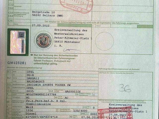 Белый Опель Инсигния, объемом двигателя 1.96 л и пробегом 258 тыс. км за 11999 $, фото 1 на Automoto.ua