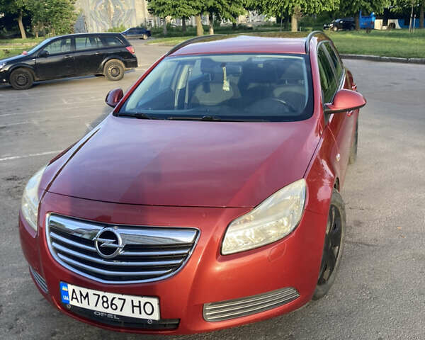 Красный Опель Инсигния, объемом двигателя 1.96 л и пробегом 223 тыс. км за 6800 $, фото 1 на Automoto.ua