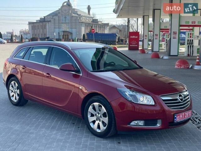 Красный Опель Инсигния, объемом двигателя 2 л и пробегом 250 тыс. км за 6550 $, фото 1 на Automoto.ua