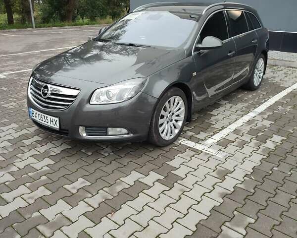 Серый Опель Инсигния, объемом двигателя 2 л и пробегом 303 тыс. км за 8300 $, фото 1 на Automoto.ua