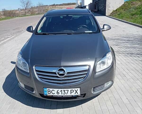 Серый Опель Инсигния, объемом двигателя 1.96 л и пробегом 252 тыс. км за 8500 $, фото 1 на Automoto.ua