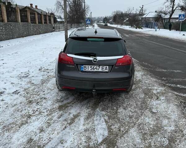 Серый Опель Инсигния, объемом двигателя 1.96 л и пробегом 214 тыс. км за 8200 $, фото 1 на Automoto.ua