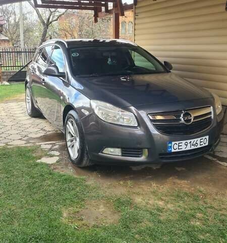 Серый Опель Инсигния, объемом двигателя 1.96 л и пробегом 186 тыс. км за 9000 $, фото 1 на Automoto.ua