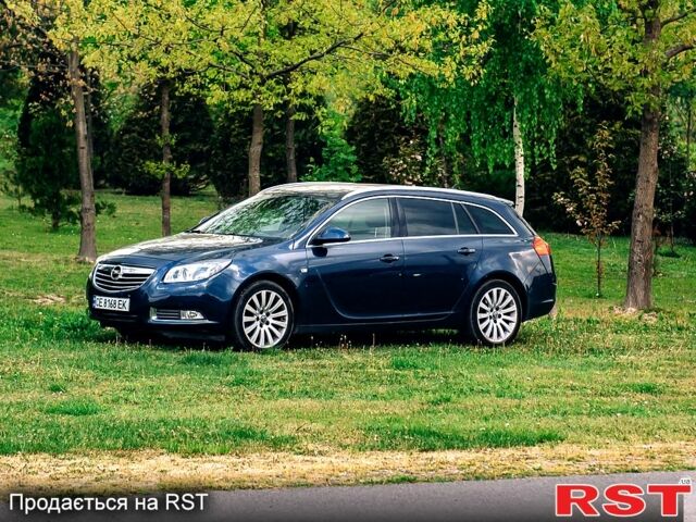 Синий Опель Инсигния, объемом двигателя 2 л и пробегом 21200 тыс. км за 8500 $, фото 1 на Automoto.ua