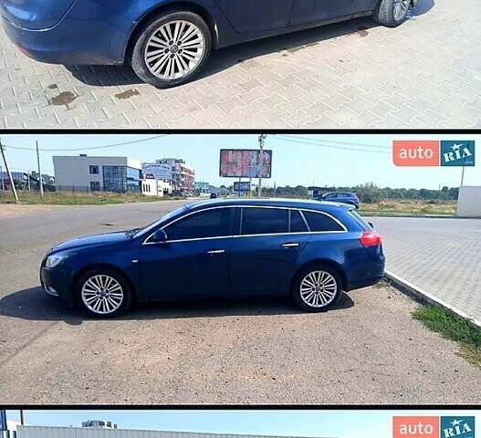 Синий Опель Инсигния, объемом двигателя 2 л и пробегом 315 тыс. км за 7800 $, фото 1 на Automoto.ua