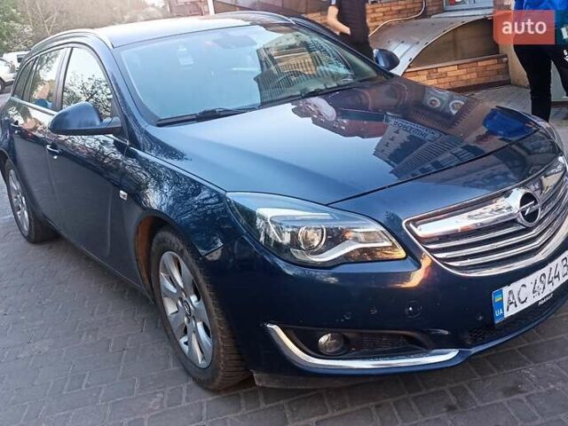 Синий Опель Инсигния, объемом двигателя 1.96 л и пробегом 270 тыс. км за 9800 $, фото 1 на Automoto.ua