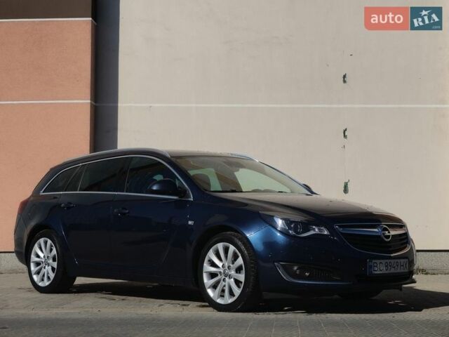 Синий Опель Инсигния, объемом двигателя 2 л и пробегом 196 тыс. км за 8300 $, фото 1 на Automoto.ua