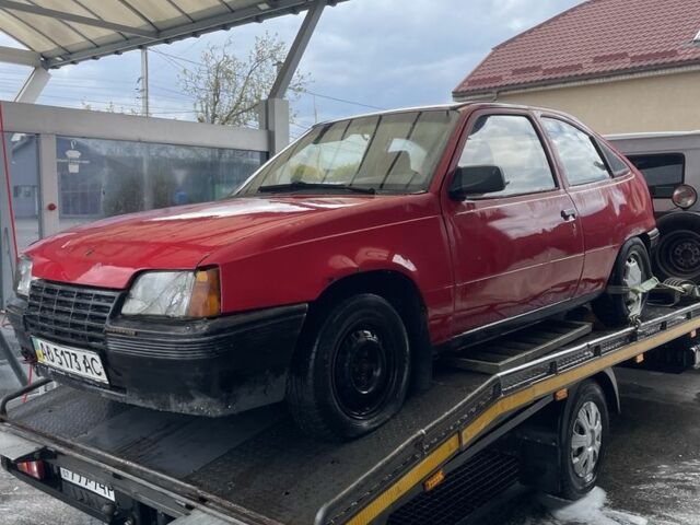 Красный Опель Кадет, объемом двигателя 1.6 л и пробегом 100 тыс. км за 150 $, фото 1 на Automoto.ua