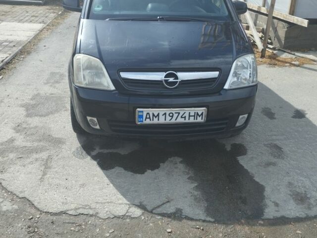 Черный Опель Мерива, объемом двигателя 1.4 л и пробегом 270 тыс. км за 4100 $, фото 1 на Automoto.ua