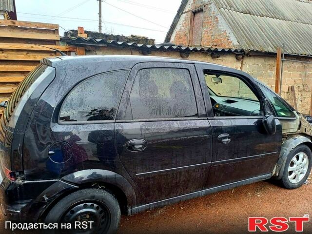 Чорний Опель Меріва, об'ємом двигуна 13 л та пробігом 255 тис. км за 2000 $, фото 1 на Automoto.ua