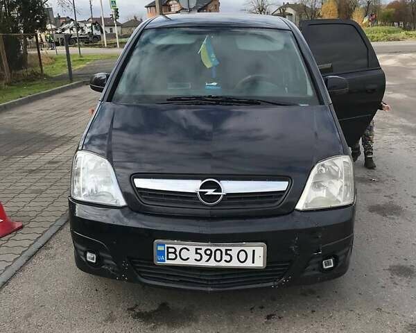 Опель Мерива 2006 в Жовкве на Automoto.ua Черный Опель Мерива, объемом двигателя 1.6 л и пробегом 220 тыс. км за 3600 $, фото 1 на Automoto.ua