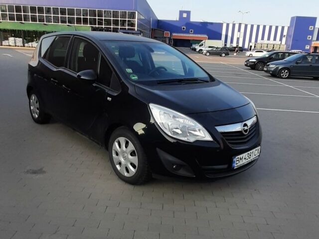 Черный Опель Мерива, объемом двигателя 1.4 л и пробегом 150 тыс. км за 7800 $, фото 1 на Automoto.ua