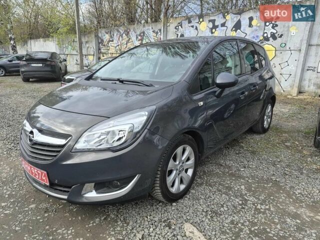 Черный Опель Мерива, объемом двигателя 1.6 л и пробегом 199 тыс. км за 8200 $, фото 1 на Automoto.ua