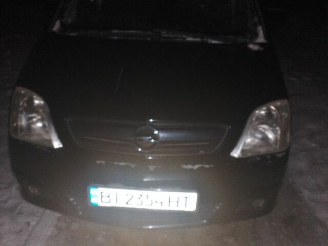 Чорний Опель Меріва, об'ємом двигуна 1.3 л та пробігом 224 тис. км за 5000 $, фото 1 на Automoto.ua