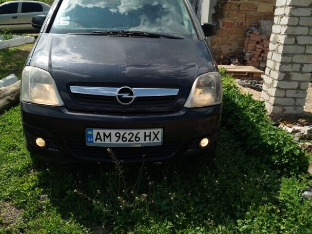 Черный Опель Мерива, объемом двигателя 1.4 л и пробегом 160 тыс. км за 3700 $, фото 1 на Automoto.ua