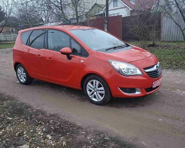 Червоний Опель Меріва, об'ємом двигуна 1.4 л та пробігом 86 тис. км за 9200 $, фото 1 на Automoto.ua