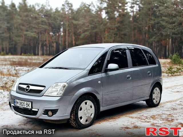 Серый Опель Мерива, объемом двигателя 1.6 л и пробегом 100 тыс. км за 5950 $, фото 1 на Automoto.ua