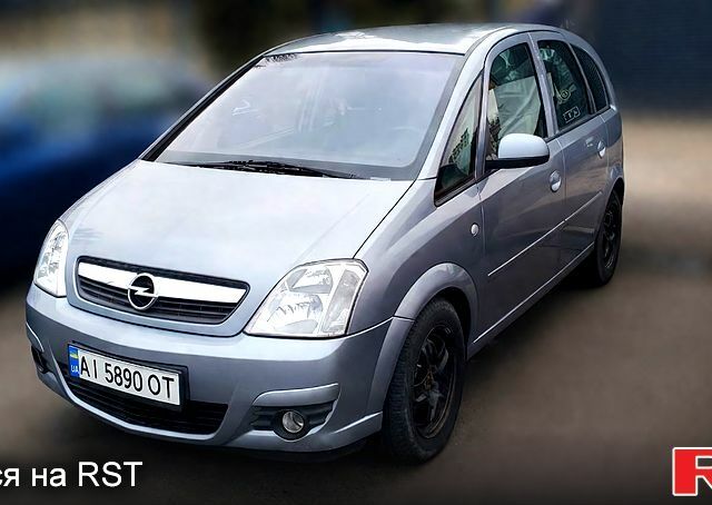Серый Опель Мерива, объемом двигателя 1.2 л и пробегом 260 тыс. км за 4500 $, фото 1 на Automoto.ua