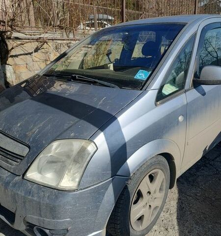 Серый Опель Мерива, объемом двигателя 1.69 л и пробегом 210 тыс. км за 3450 $, фото 1 на Automoto.ua